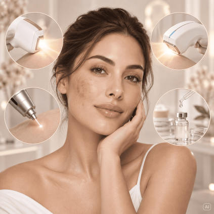 IPL, BBL, laser pico czy peeling chemiczny? Porównanie metod na przebarwienia