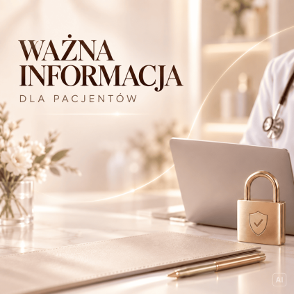WAŻNA INFORMACJA DLA MOICH PACJENTÓW